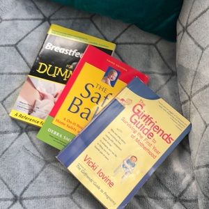 Lot 3 bks- 1st year, breastfeeding, staying safe